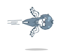 Suit and glasses is the angel sticker #5702735