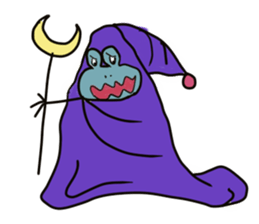 Frog of one year sticker #5702772