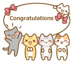 with five cat sticker #5702992