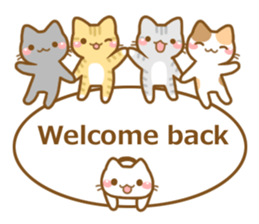 with five cat sticker #5702994