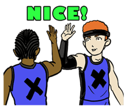 X-O Basketball sticker #5703220