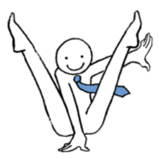 Dancing office worker 2 sticker #5703452