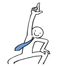 Dancing office worker 2 sticker #5703471