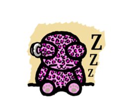 Leopard bear kenje sticker #5703660