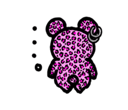 Leopard bear kenje sticker #5703666