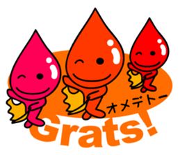 Three Drops sticker #5704089