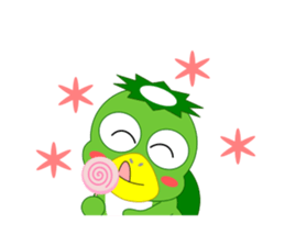 Cute Japanese monster Kappa sticker #5704082
