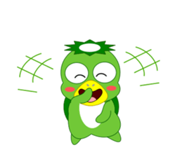 Cute Japanese monster Kappa sticker #5704088