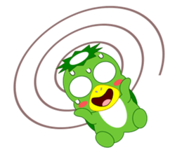 Cute Japanese monster Kappa sticker #5704090