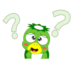 Cute Japanese monster Kappa sticker #5704098