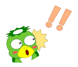 Cute Japanese monster Kappa sticker #5704100