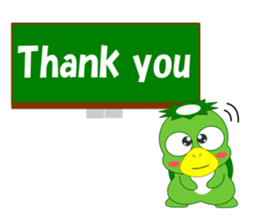 Cute Japanese monster Kappa sticker #5704102