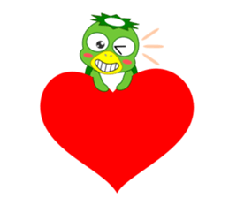 Cute Japanese monster Kappa sticker #5704107