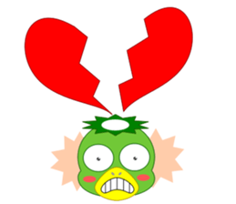 Cute Japanese monster Kappa sticker #5704108