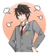 Fun life of Boy Student 2 sticker #5704151