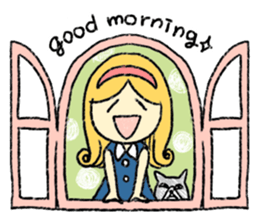 marie -the fluffy girl-(eng) sticker #5704157