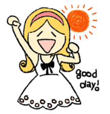 marie -the fluffy girl-(eng) sticker #5704158