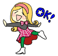 marie -the fluffy girl-(eng) sticker #5704160