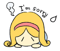 marie -the fluffy girl-(eng) sticker #5704162