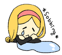 marie -the fluffy girl-(eng) sticker #5704166