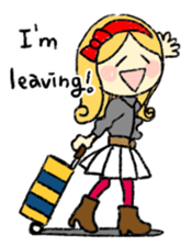 marie -the fluffy girl-(eng) sticker #5704169