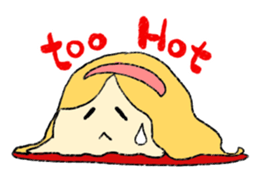 marie -the fluffy girl-(eng) sticker #5704172