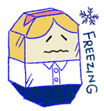 marie -the fluffy girl-(eng) sticker #5704173