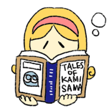 marie -the fluffy girl-(eng) sticker #5704178