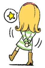 marie -the fluffy girl-(eng) sticker #5704191