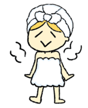 marie -the fluffy girl-(eng) sticker #5704192