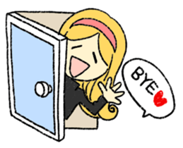 marie -the fluffy girl-(eng) sticker #5704195