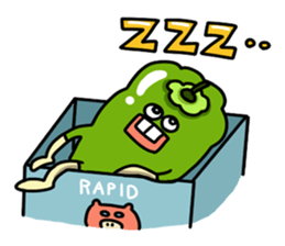 Green pepper's diary with Maruo English sticker #5704319