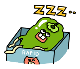 Green pepper's diary with Maruo English sticker #5704319