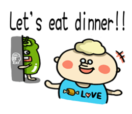 Green pepper's diary with Maruo English sticker #5704325