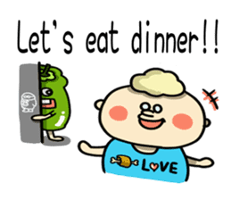 Green pepper's diary with Maruo English sticker #5704325