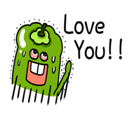 Green pepper's diary with Maruo English sticker #5704327