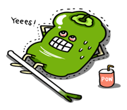 Green pepper's diary with Maruo English sticker #5704332