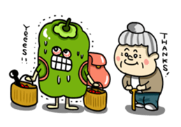 Green pepper's diary with Maruo English sticker #5704333