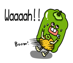 Green pepper's diary with Maruo English sticker #5704334