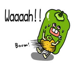 Green pepper's diary with Maruo English sticker #5704334
