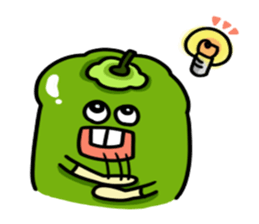 Green pepper's diary with Maruo English sticker #5704336