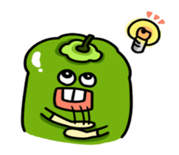 Green pepper's diary with Maruo English sticker #5704336