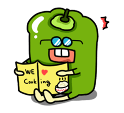 Green pepper's diary with Maruo English sticker #5704337