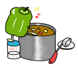 Green pepper's diary with Maruo English sticker #5704338