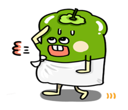 Green pepper's diary with Maruo English sticker #5704340
