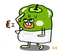 Green pepper's diary with Maruo English sticker #5704340