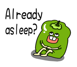 Green pepper's diary with Maruo English sticker #5704342