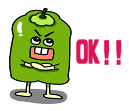 Green pepper's diary with Maruo English sticker #5704343