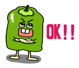 Green pepper's diary with Maruo English sticker #5704343