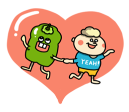 Green pepper's diary with Maruo English sticker #5704349